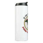 Bouteilles Isothermes P-38 Éclair Fork Dévil Quadrillé (Tourné sur la gauche)