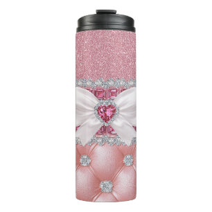 Bouteilles Isothermes Pailleté rose Bling