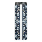 Bouteilles Isothermes Paillettes de glamour en denim et diamants (Dos)