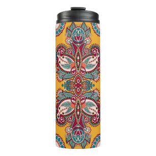 Bouteilles Isothermes Paisley florale ornementale : Bandanna traditionne