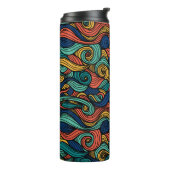 Bouteilles Isothermes Paisley haché (Tourné sur la gauche)