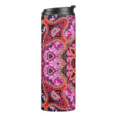 Bouteilles Isothermes Paisley multicolore, design d'impression d'écharpe (Tourné sur la gauche)