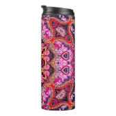 Bouteilles Isothermes Paisley multicolore, design d'impression d'écharpe (Tourné sur la droite)