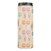 Bouteilles Isothermes Paix et Amour Multicultural Motif de la main (Dos)