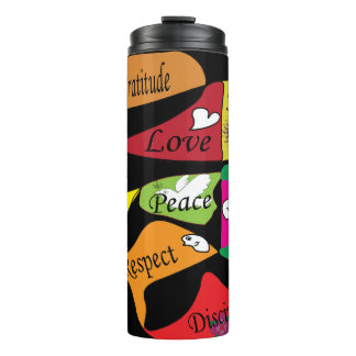 Bouteilles Isothermes Paix, joie et amour