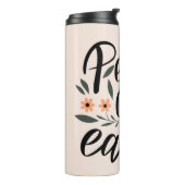 Bouteilles Isothermes Paix sur Terre Design Floral (Tourné sur la gauche)