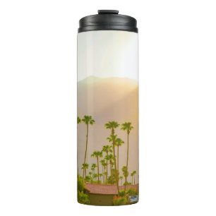 Bouteilles Isothermes Palm Springs coucher de soleil avec montagnes et p