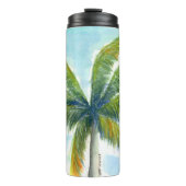 Bouteilles Isothermes Palmier Tropical Beach par beau temps (Devant)