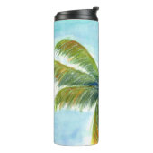 Bouteilles Isothermes Palmier Tropical Beach par beau temps (Tourné sur la gauche)