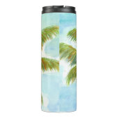 Bouteilles Isothermes Palmier Tropical Beach par beau temps (Dos)