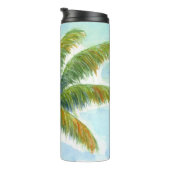 Bouteilles Isothermes Palmier Tropical Beach par beau temps (Tourné sur la droite)