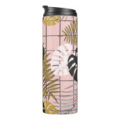 Bouteilles Isothermes Palmier tropical feuille motif (Tourné sur la droite)