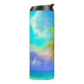 Bouteilles Isothermes Palmiers à la tombée de nuit Tropical (Tourné sur la gauche)