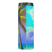 Bouteilles Isothermes Palmiers à la tombée de nuit Tropical (Dos)