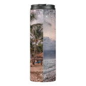 Bouteilles Isothermes Palmiers paradisiaques tropicaux (Dos)