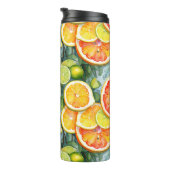 Bouteilles Isothermes Pamplemousse, citrons, limons et oranges agrumes (Tourné sur la droite)