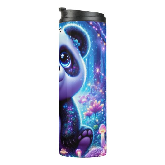 Bouteilles Isothermes Panda à large rayon dans une forêt magique (Tourné sur la droite)
