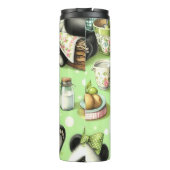 Bouteilles Isothermes Panda bébé mignonne vintage (Dos)