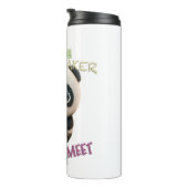 Bouteilles Isothermes Panda Cuttest Trouble Maker Cute Adorable Funny (Tourné sur la droite)