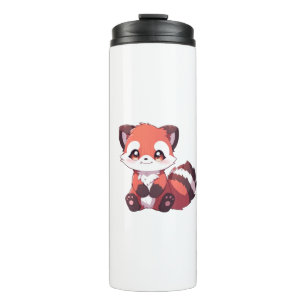 Bouteilles Isothermes panda rouge mignon