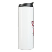 Bouteilles Isothermes panda rouge mignon (Tourné sur la gauche)