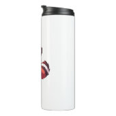 Bouteilles Isothermes panda rouge mignon (Tourné sur la droite)