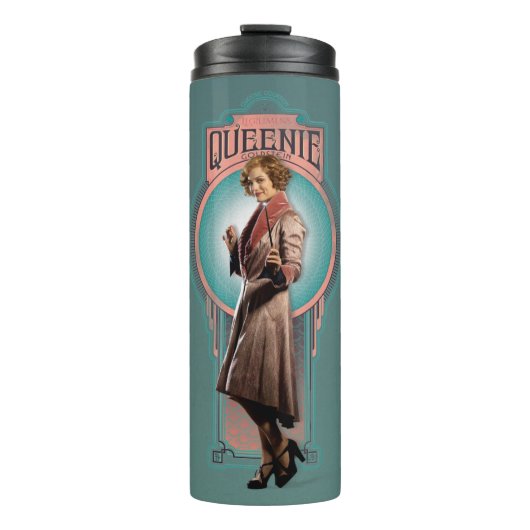Bouteilles Isothermes Panneau Art déco QUEENIE GOLDSTEIN™ (Devant)