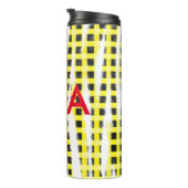 Bouteilles Isothermes Panneau de contrôle Jaune Noir ajouter nom nom mon (Tourné sur la droite)