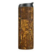 Bouteilles Isothermes Panneau en bois de l'ancienne usine (Tourné sur la gauche)