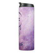 Bouteilles Isothermes Panneau ziodiaque Libra Nom Personnalisé (Tourné sur la droite)