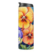 Bouteilles Isothermes Pansies colorées Températeur thermique (Tourné sur la droite)