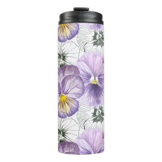 Bouteilles Isothermes Pansy motif (Devant)