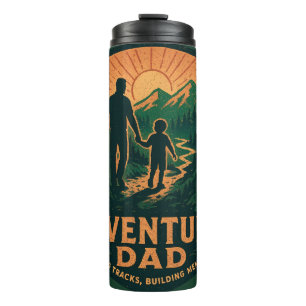 Bouteilles Isothermes Papa Aventurier – Randonnée vintage en plein air