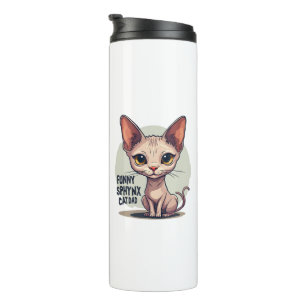 Bouteilles Isothermes Papa Chat Sphynx Drôle - Art de Dessin Animé