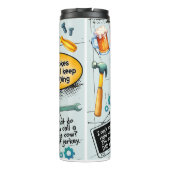 Bouteilles Isothermes Papa Drôle Blagues Tumbler (Dos)