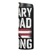 Bouteilles Isothermes Papa militaire : Soldat, Drapeau, Fort (Tourné sur la droite)