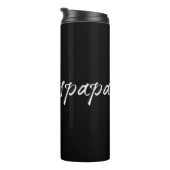 Bouteilles Isothermes Papa préféré - écriture blanche 00001 (Tourné sur la droite)