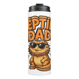 Bouteilles Isothermes Papa Reptile Dragon Barbu Tumbler Thermique
