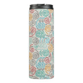 Bouteilles Isothermes Papier fripé par fantaisie de broderie (Dos)