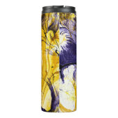 Bouteilles Isothermes Papier Marbré : Art Acrylique Lumineux (Dos)