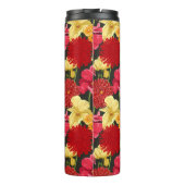 Bouteilles Isothermes Papier peint floral dans le style d'aquarelle (Dos)