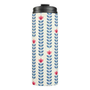 Bouteilles Isothermes Papier peint géométrique scandinave floral