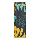 Bouteilles Isothermes papier peint motif transparent de feuille tropical (Dos)