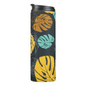 Bouteilles Isothermes papier peint motif transparent de feuille tropical (Tourné sur la droite)