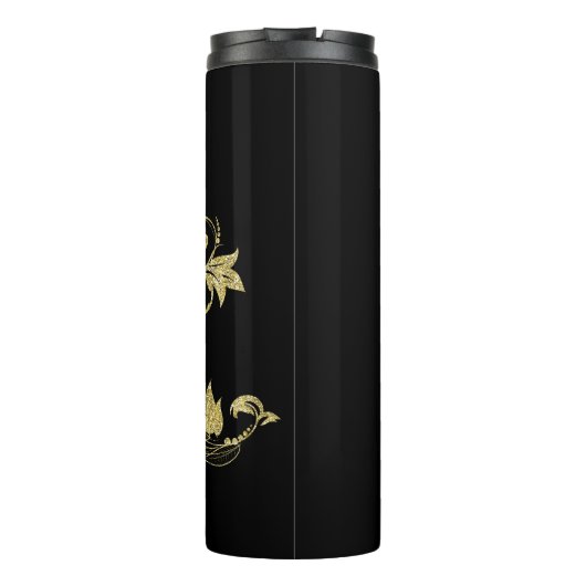 Bouteilles Isothermes Papillon aromatisé à l'or Parties scintillant Pers (Dos)