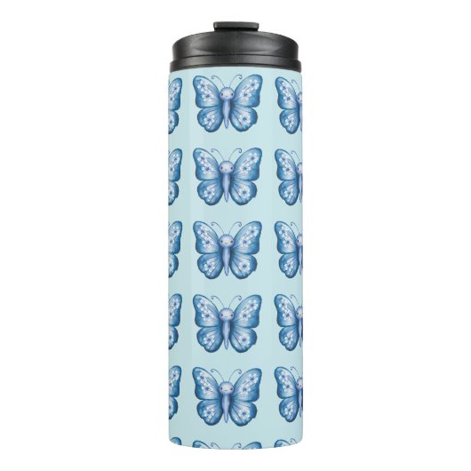 Bouteilles Isothermes Papillon bleu (Devant)