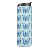 Bouteilles Isothermes Papillon bleu (Tourné sur la gauche)