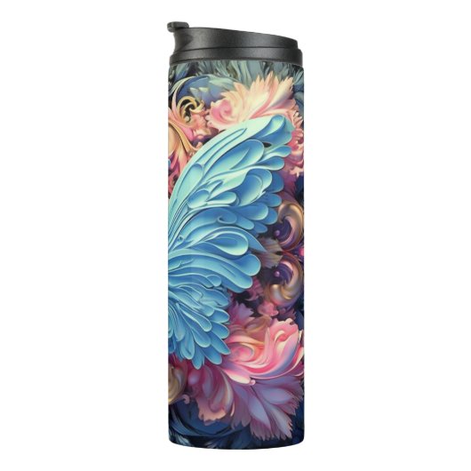 Bouteilles Isothermes Papillon bleu (Tourné sur la droite)