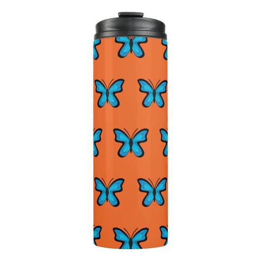 Bouteilles Isothermes Papillon Bleu (Devant)