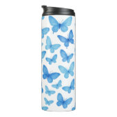 Bouteilles Isothermes Papillon bleu (Tourné sur la droite)